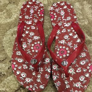 Coach flip flop size 8